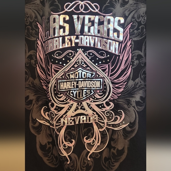 Harley-Davidson Black Graphic T-Shirt - Picture 3 of 6